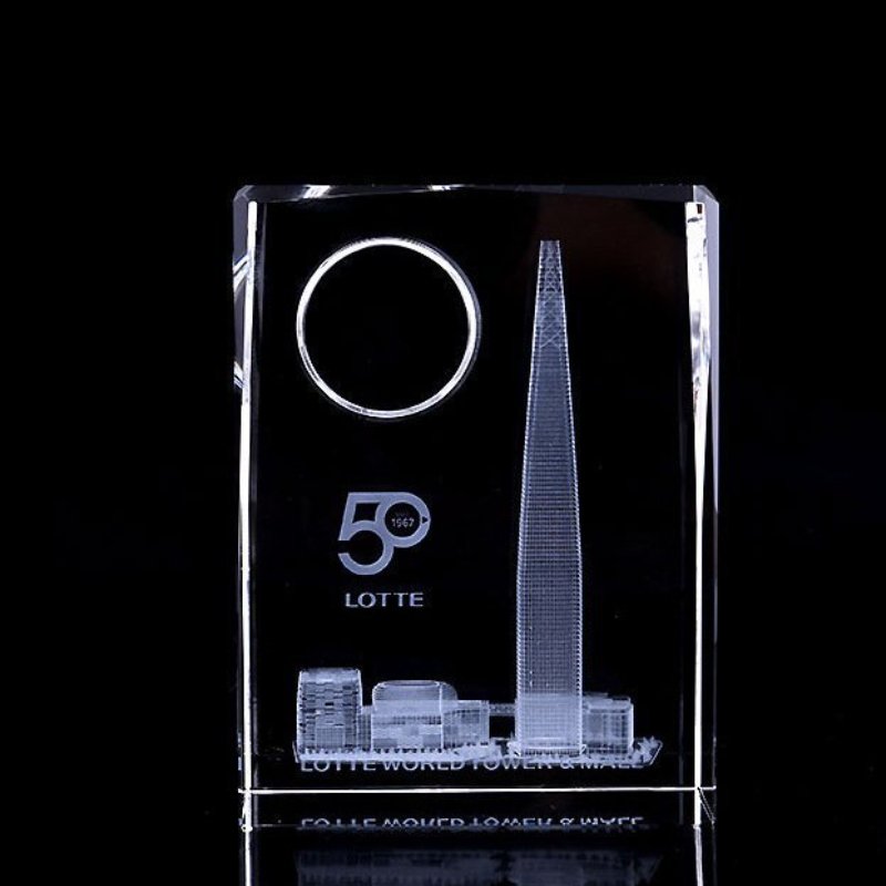 3d etched crystal​ 12-1