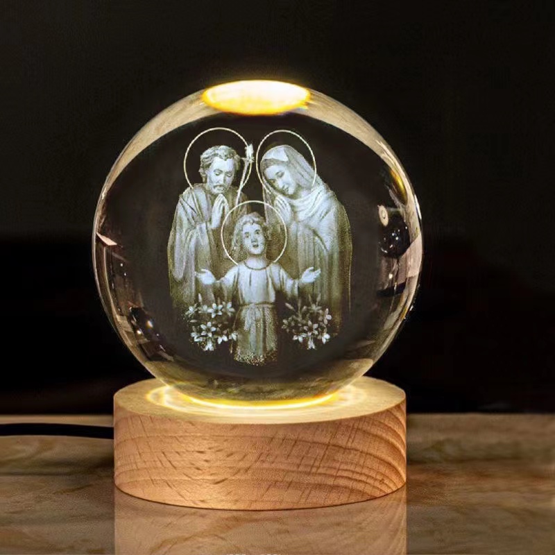 3d photo in a crystal​ 06