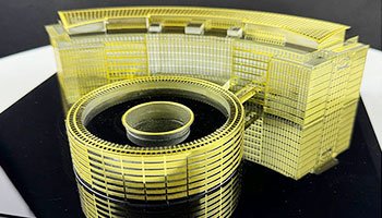 Crystal building model