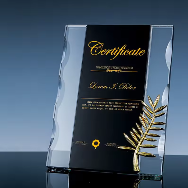 Crystal plaque 1-2