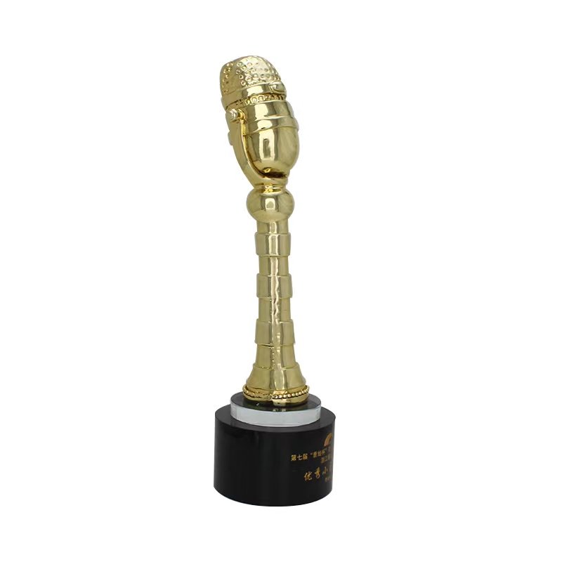 golden microphone trophy​ 02