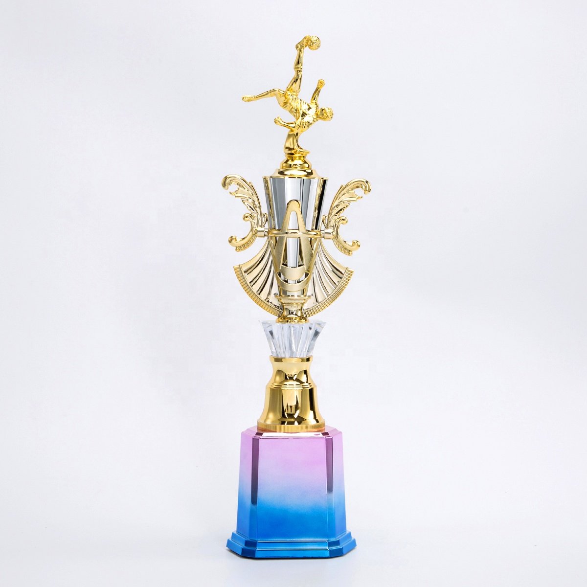 Plastic soccer trophy 02