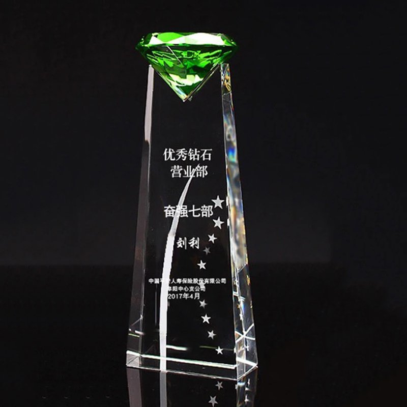 Diamond crystal trophy 04