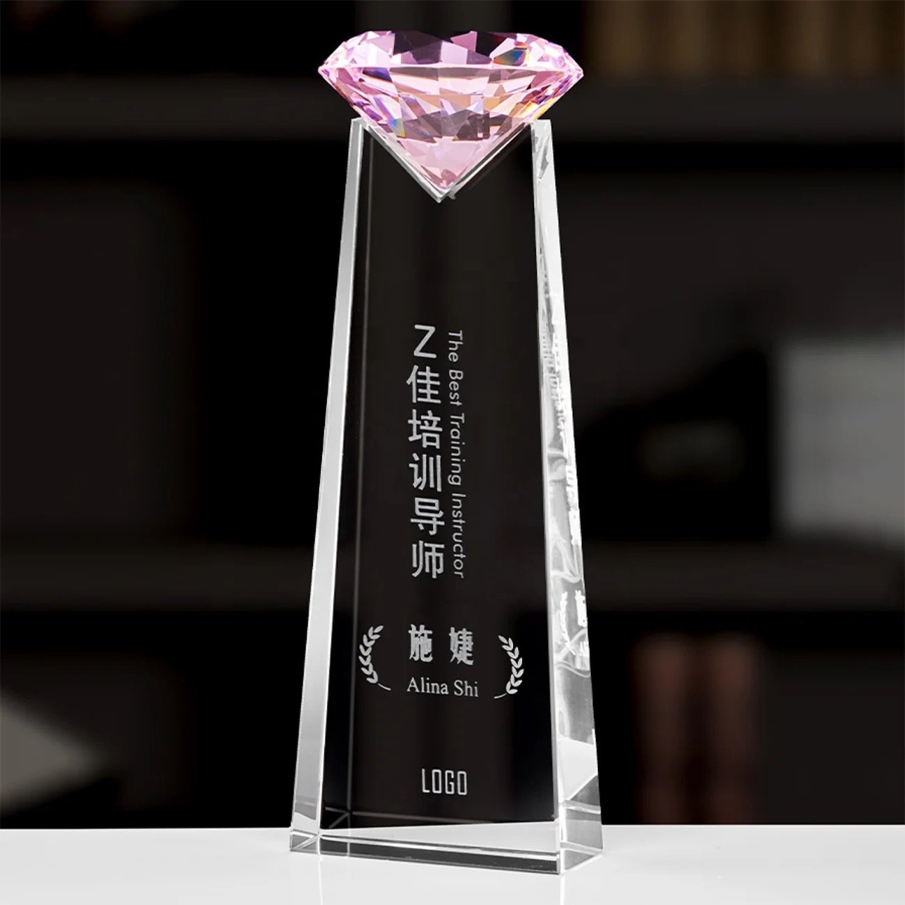 Diamond crystal trophy 05
