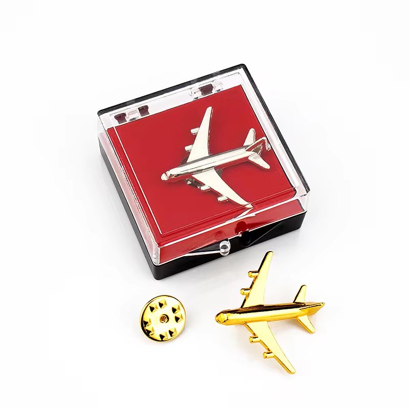Metal aircraft badge 66-1