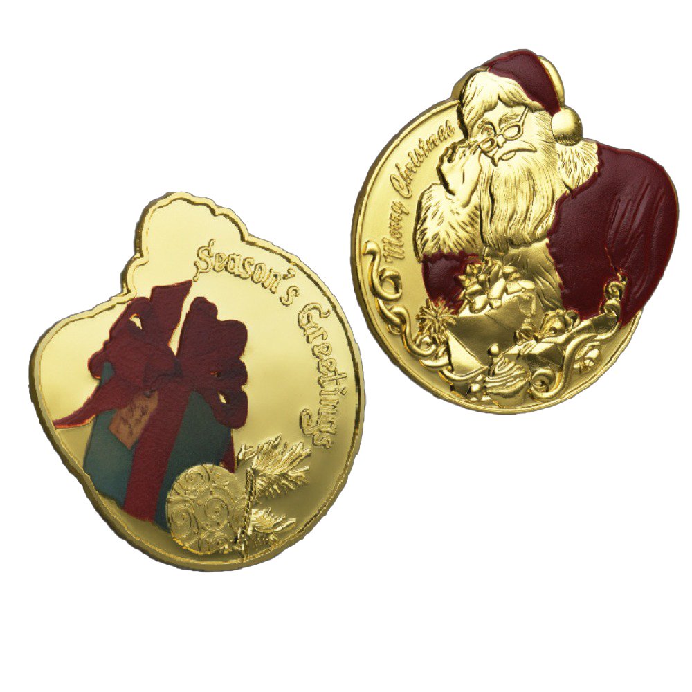 christmas challenge coin​ 66-1