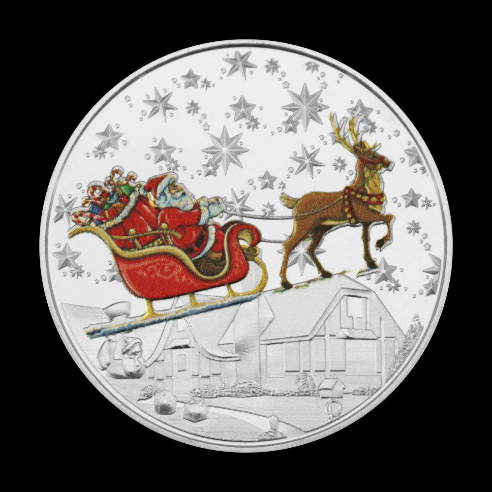 christmas silver coins​ 22-2