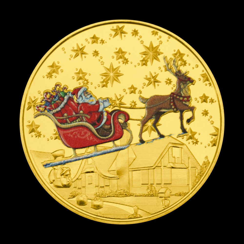 copper christmas coins​ 22-2
