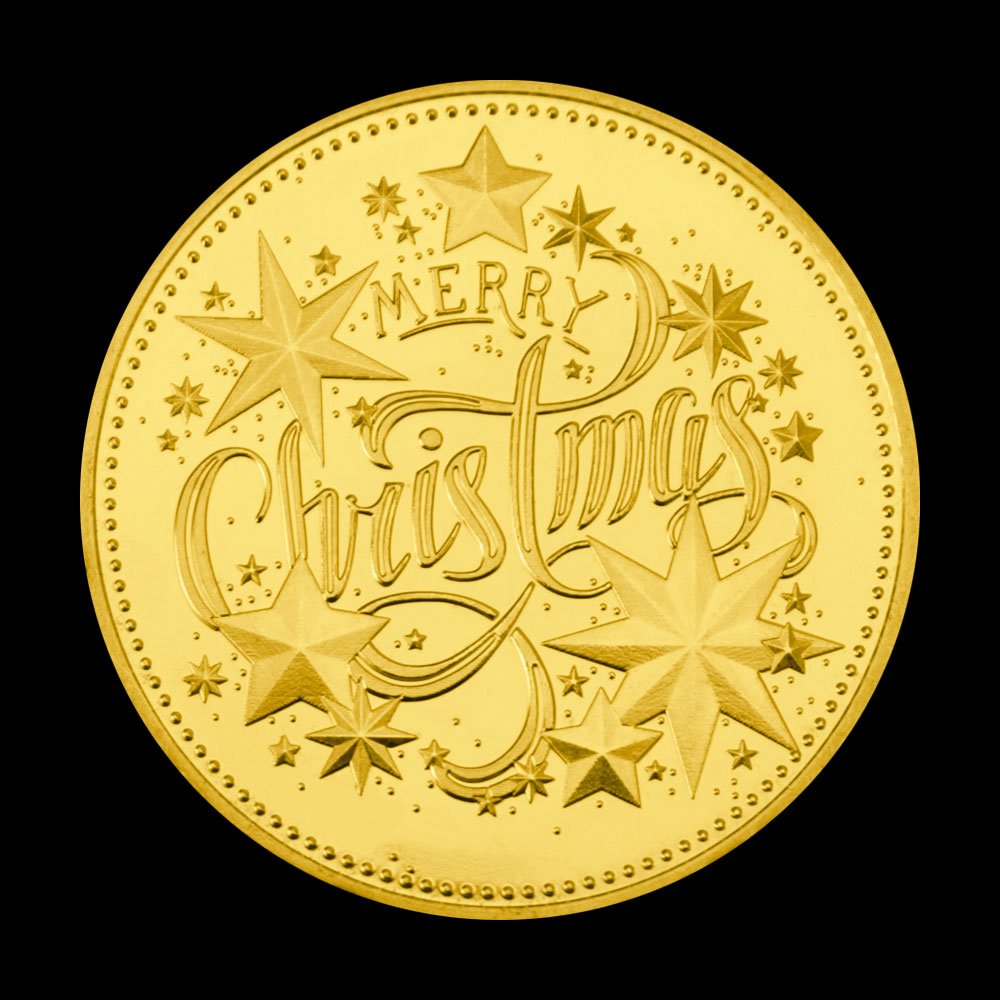 copper christmas coins​ 22-3