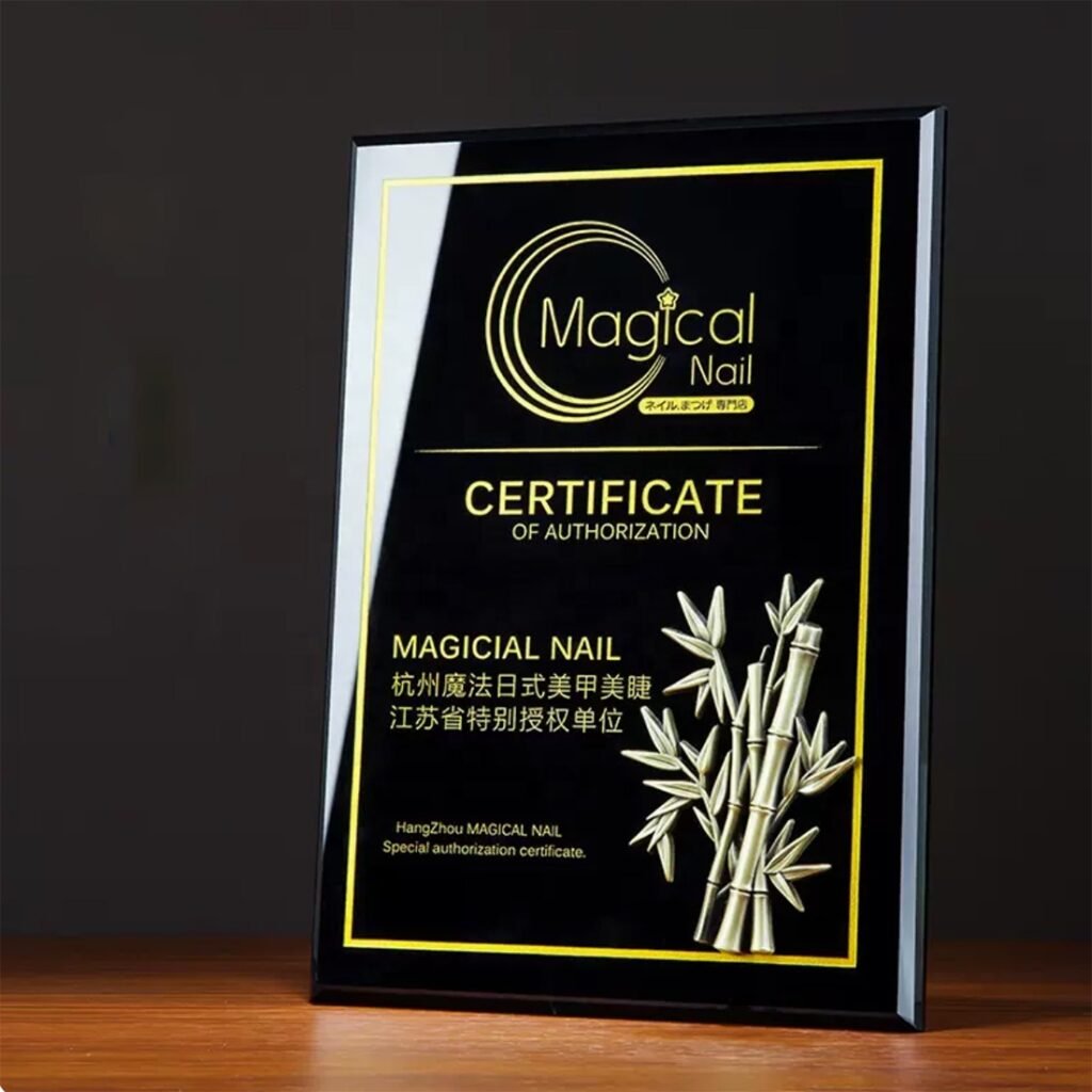 crystal plaque award​ 4-1