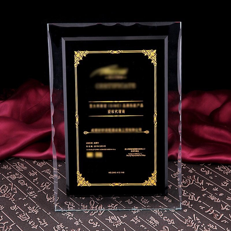 crystal plaques and awards​ 3-2