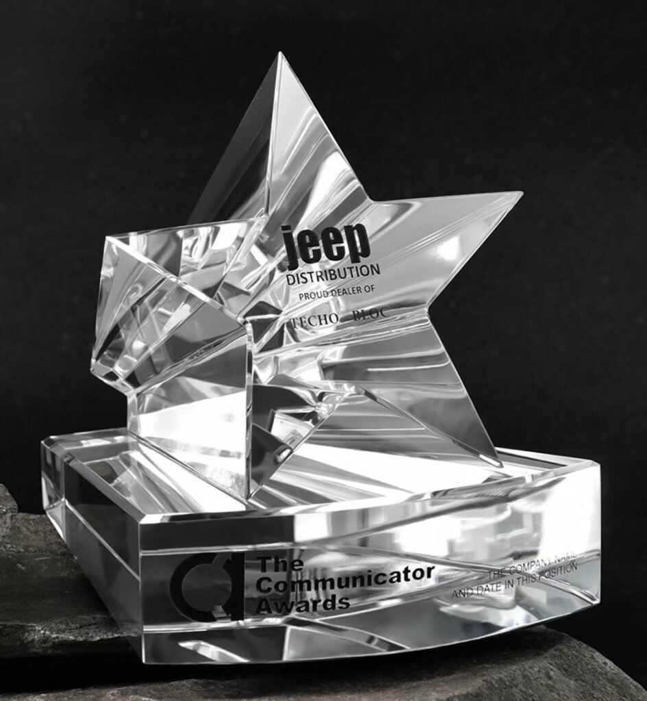 custom crystal trophy​ 102
