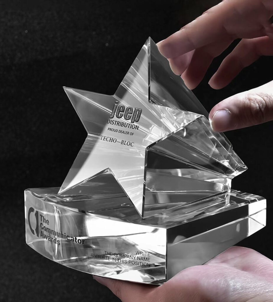custom crystal trophy​ 103
