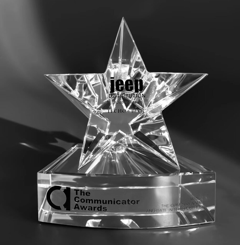 custom crystal trophy​ 105