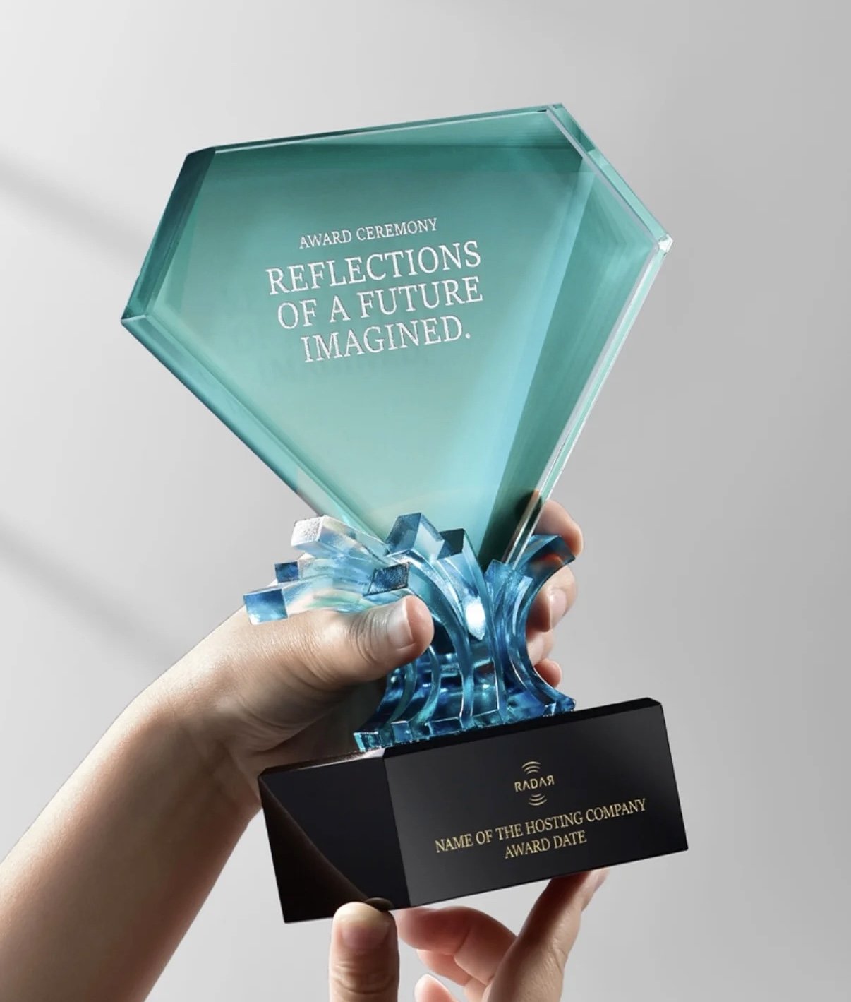 engraved crystal awards​ 249
