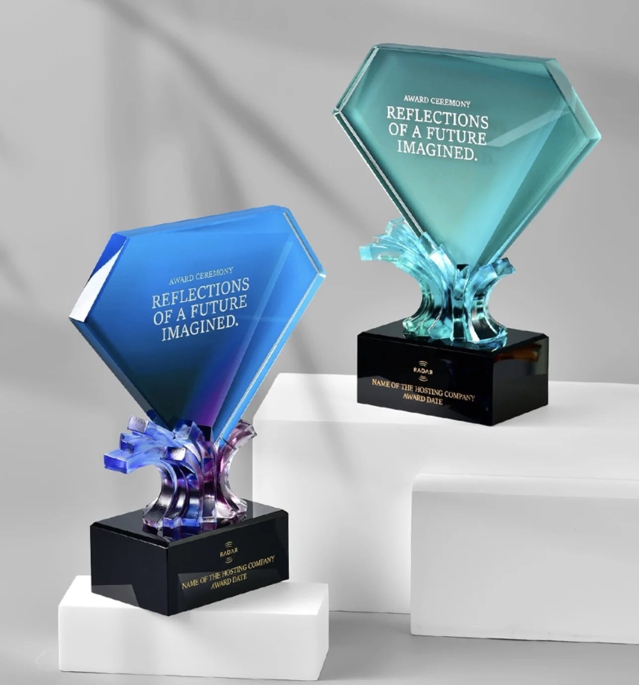 engraved crystal awards​ 250