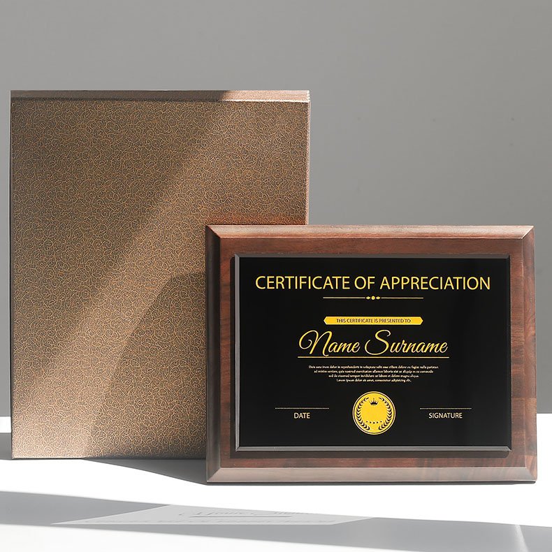 engraved plaques wood​ 7-6