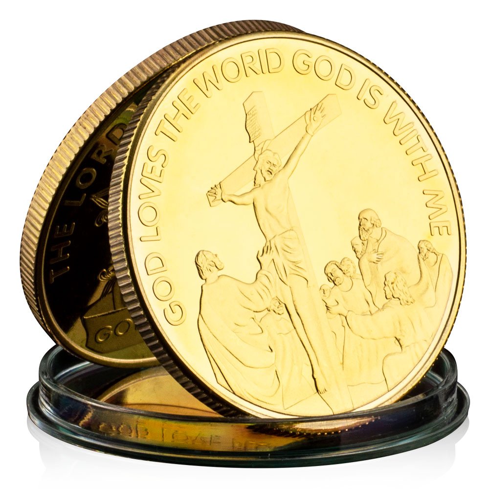 gold jesus coin​ 99-2