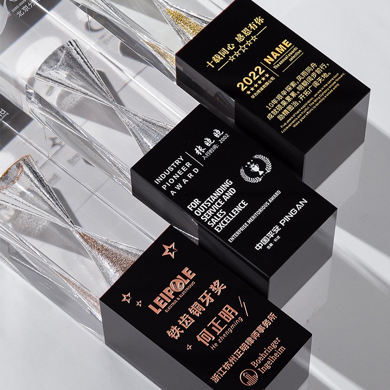hourglass Crystal Award 05