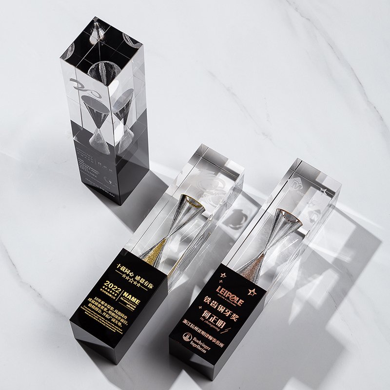hourglass Crystal Award 06