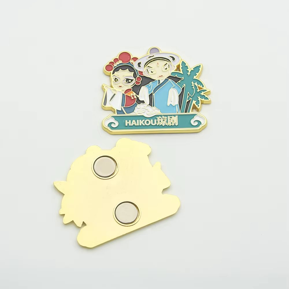 metal name badges magnetic 69-1
