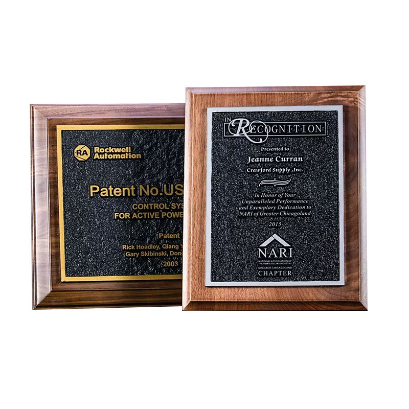 plaque wood​ 8-4