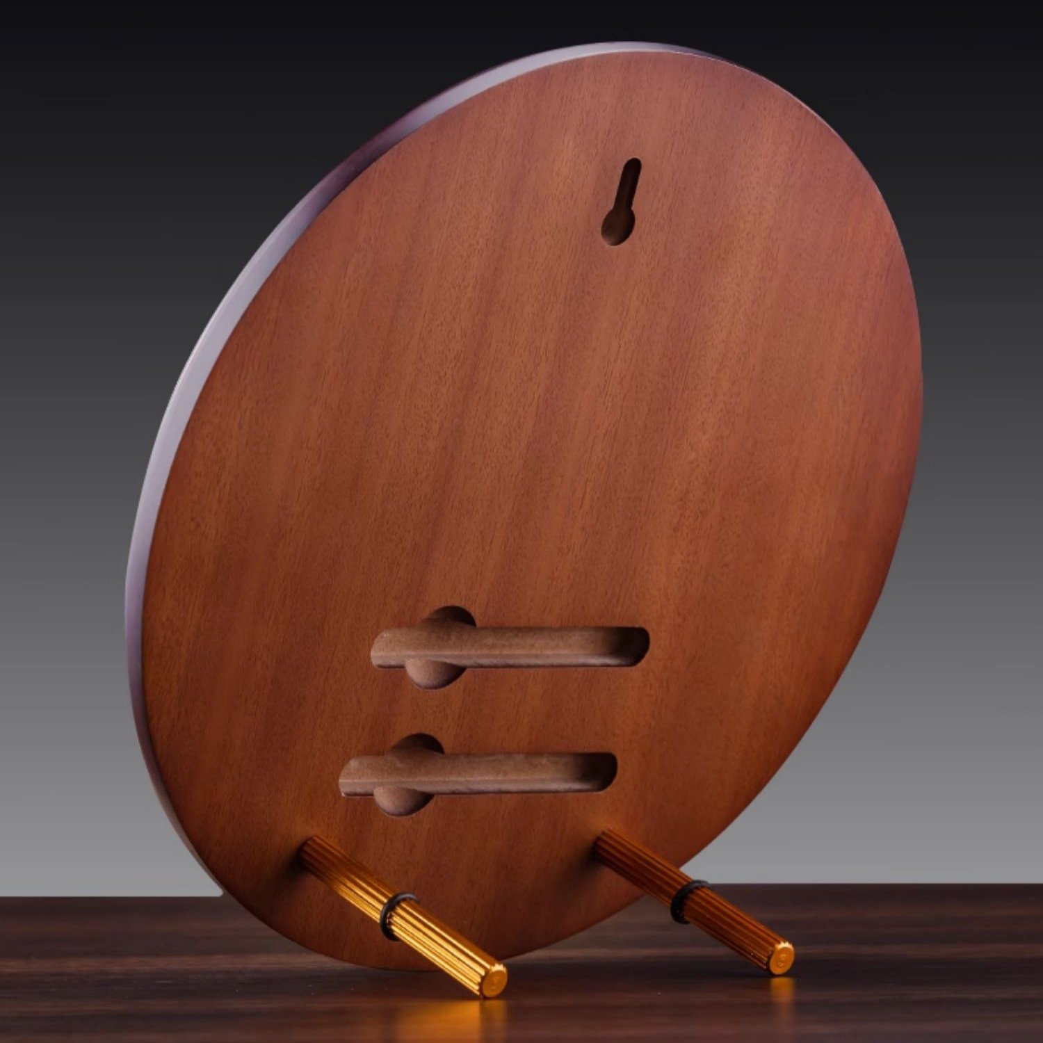 round wood plaque 3-4