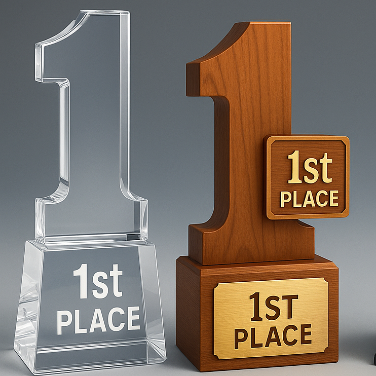 1st place trophy