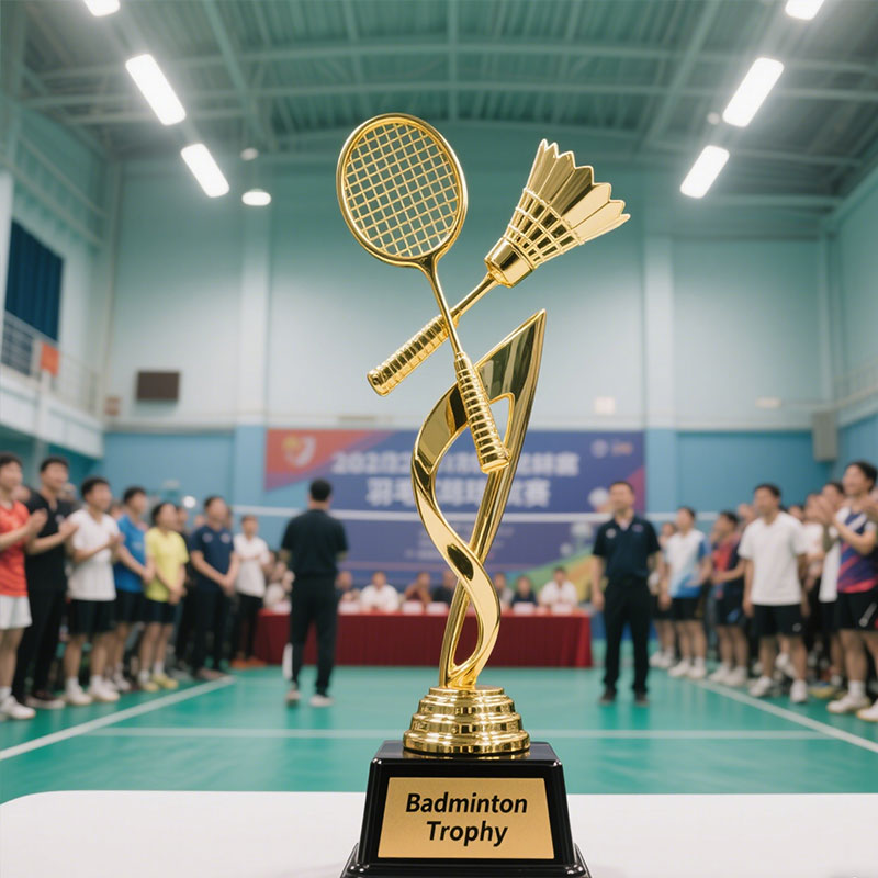 trophée de badminton