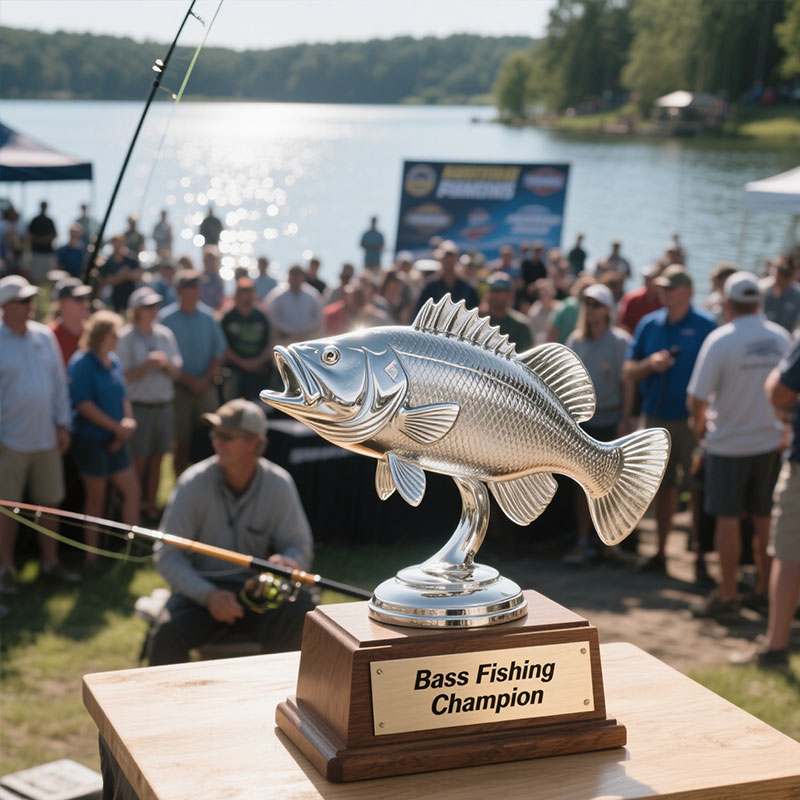 bass fishing trophy