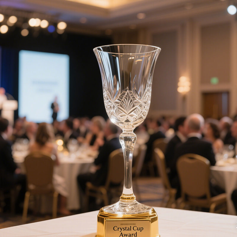 crystal cup trophy