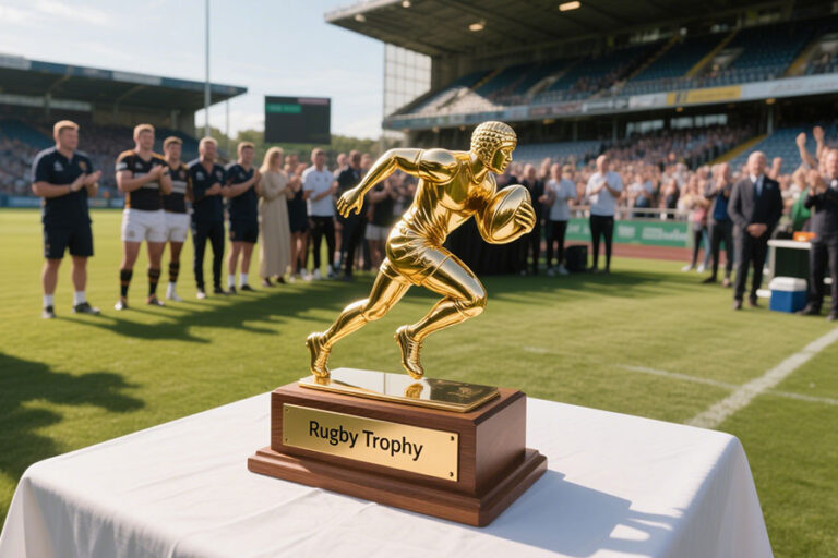 Trophée de football en cristal 01