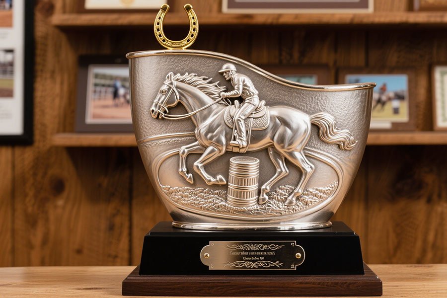 custom barrel racing trophies