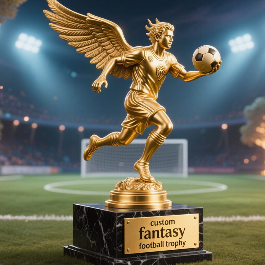 custom fantasy football trophy
