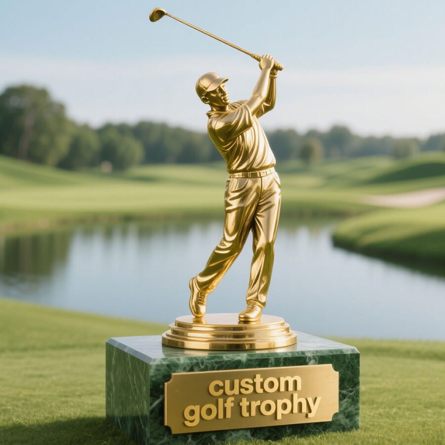 custom golf trophy