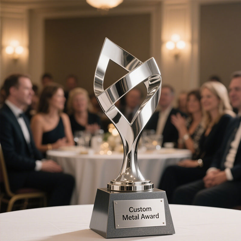 custom metal trophy
