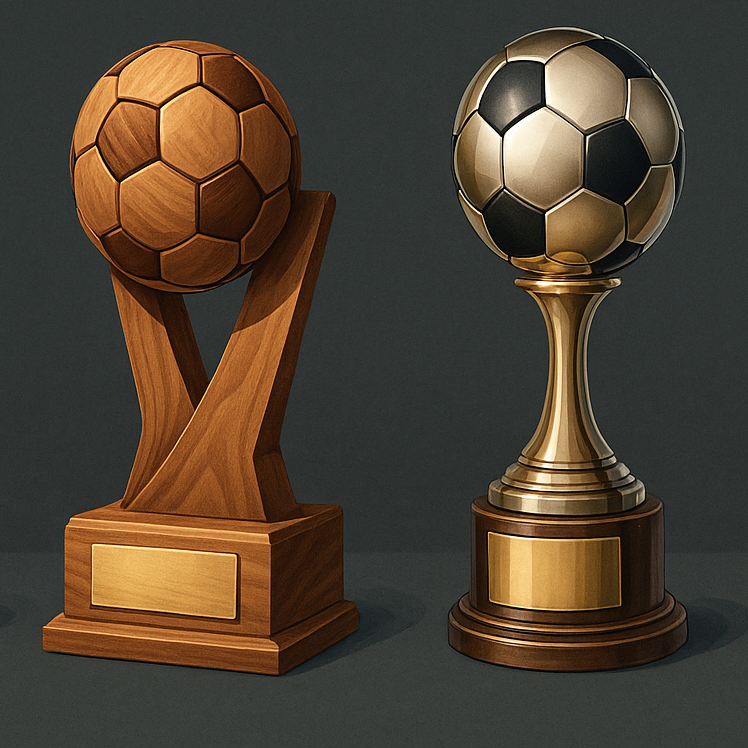 trophée de football de football