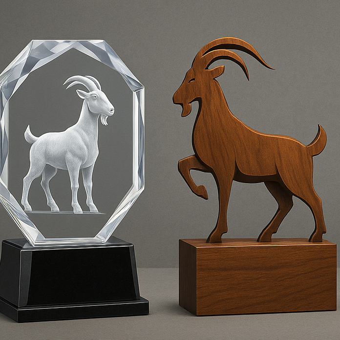 trophée de chèvre