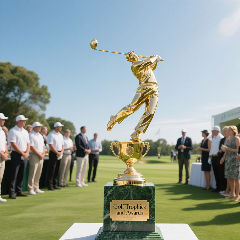 golf trophies and awards