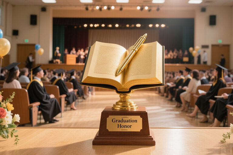 graduation trophy 01