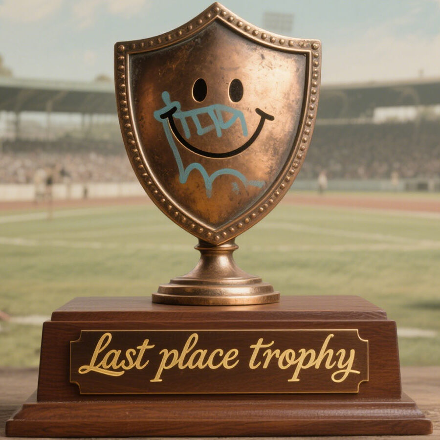 last place trophy