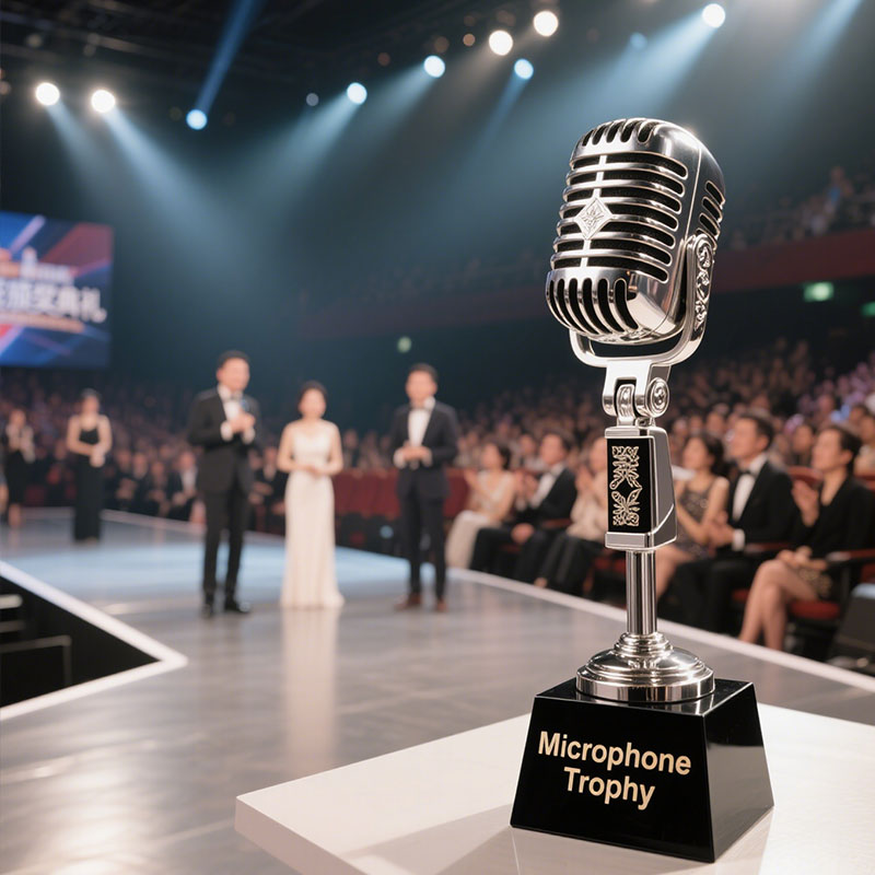 microphone trophy