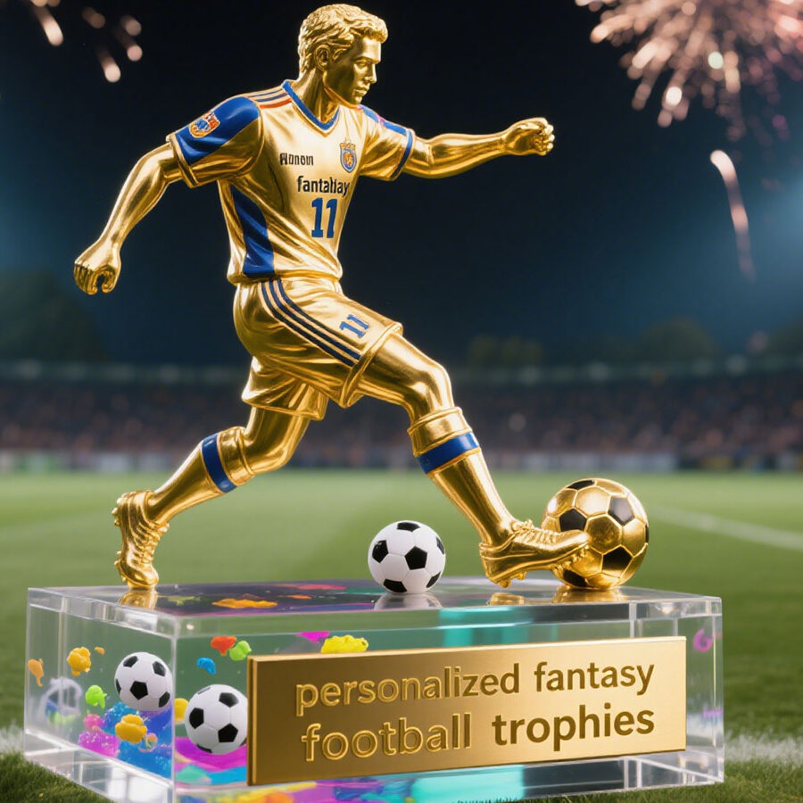 personalized fantasy football trophies