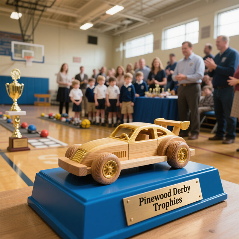 pinewood derby trophies