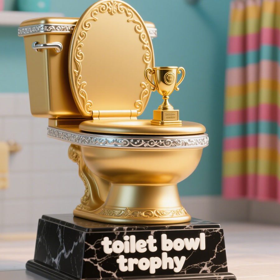 toilet bowl trophy