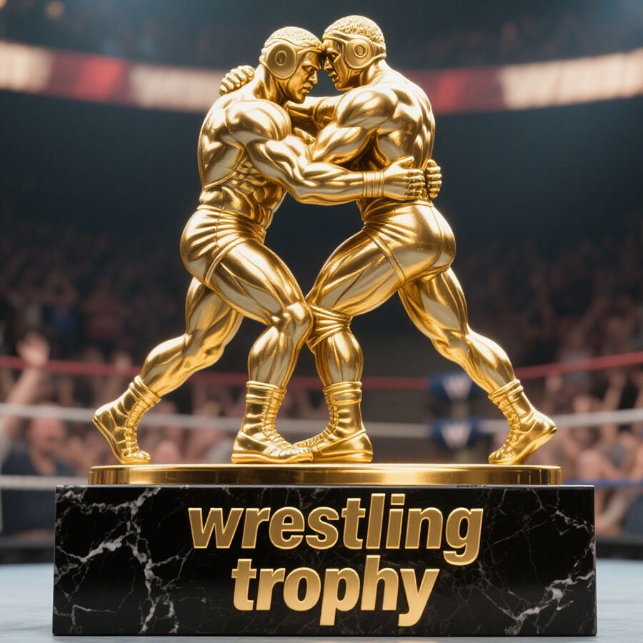 wrestling trophy 01