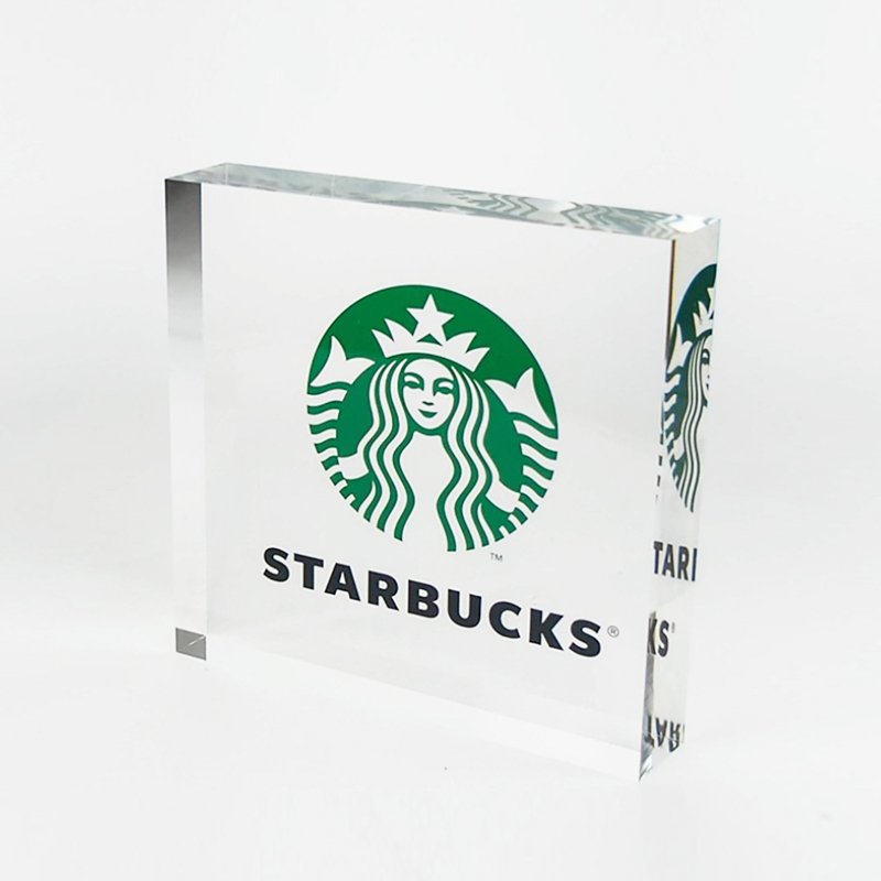 Acrylic Starbucks trophy 02