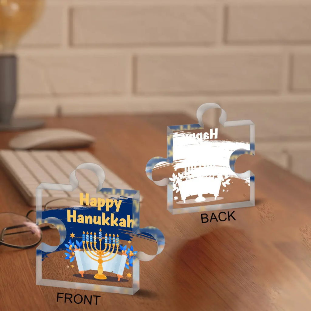 Acrylic happy new year ornaments​ 04