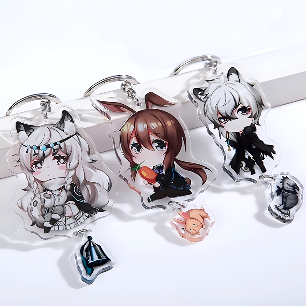 Acrylic key chain 4-3