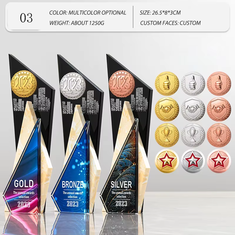 Creative marble award trophy3